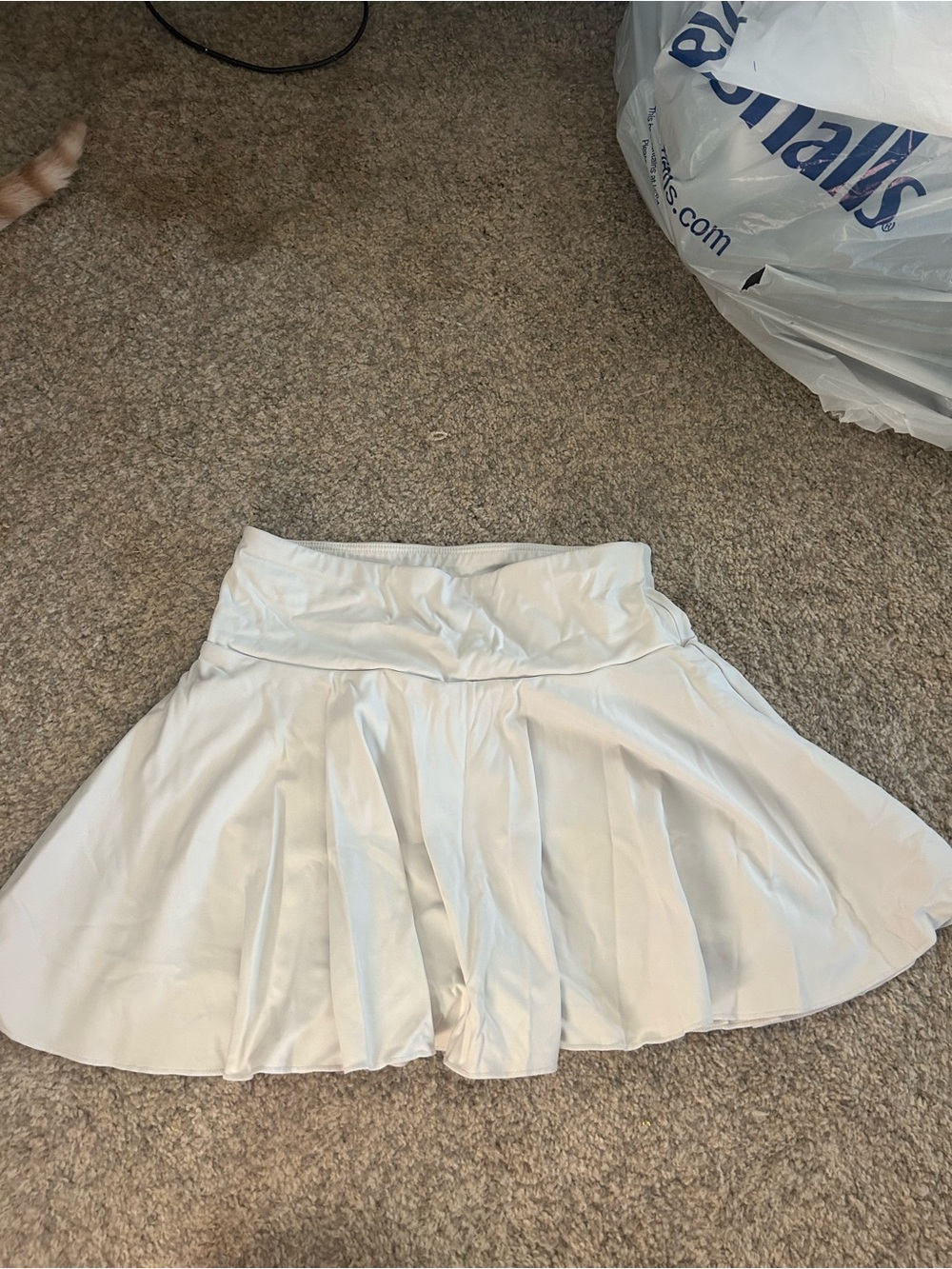 Halara Women's White Pleated Skirt